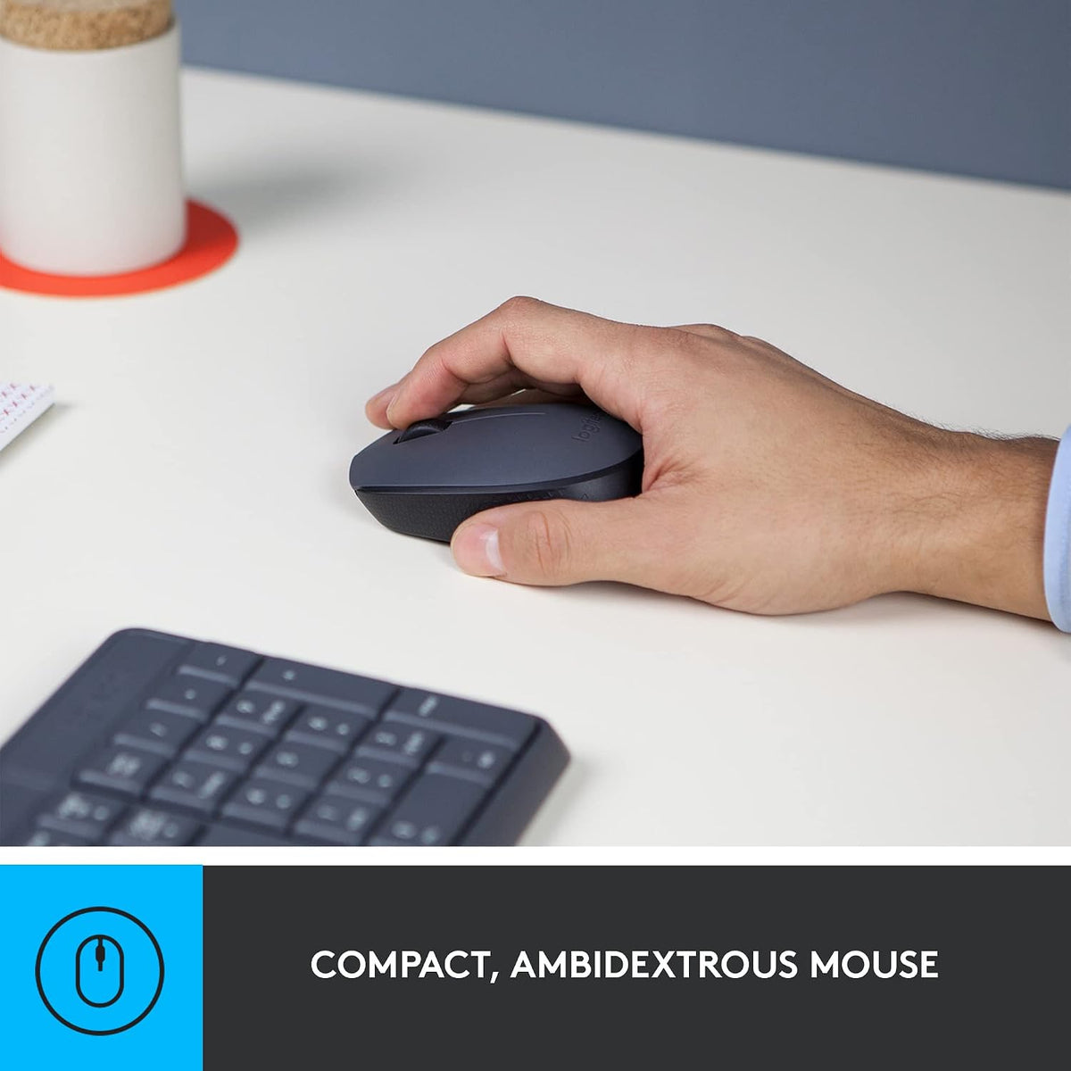Logitech MK235 Keyboard and Mouse Combo — Black