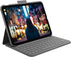 Logitech Slim Folio Keyboard Case for iPad 10th Gen / A16 — Graphite