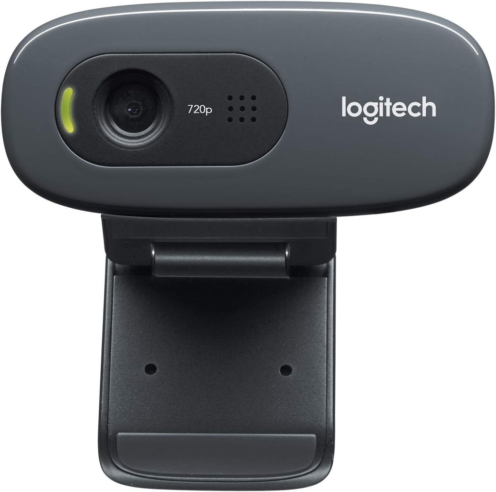 Logitech C270 Webcam and H390 Headset Bundle — Black/Grey