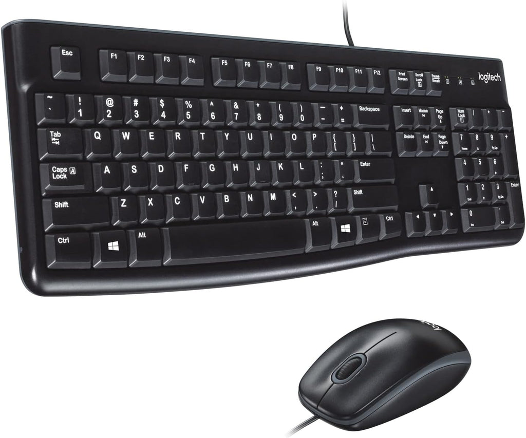 Logitech MK120 Keyboard and Mouse Combo — Black