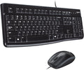 Logitech MK120 Keyboard and Mouse Combo — Black