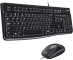 Logitech MK120 Keyboard and Mouse Combo — Black