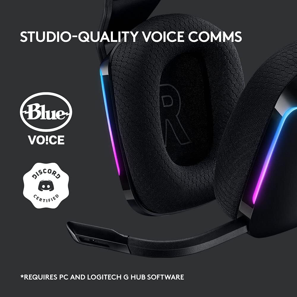Logitech G733 Wireless Gaming Headset — Black