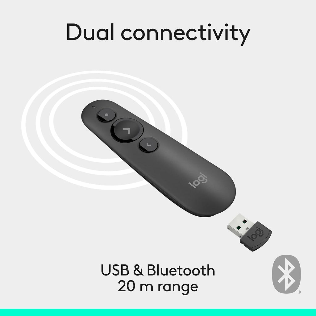 Logitech R500S Presentation Remote — Graphite