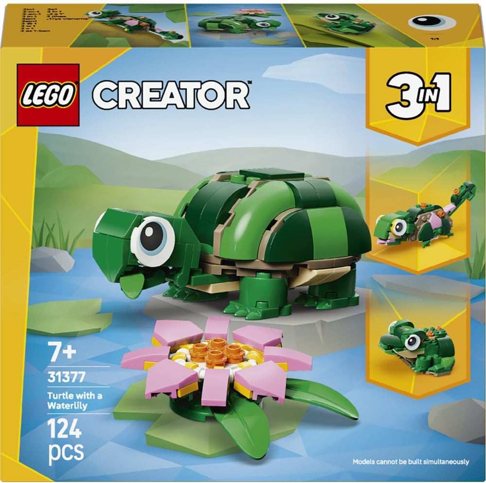 LEGO Creator 3in1 Turtle with a Water Lily Flower 31377 — image 10