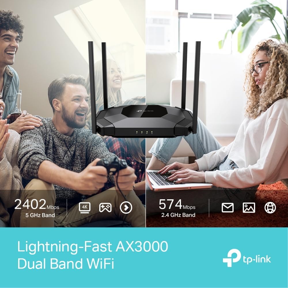 TP-Link TL-WA3001 WiFi 6 AX3000 Wireless Gigabit Access Point | Desktop Wi-Fi Bridge | HE160 & Beamforming | Supports Multi-SSID/Client/Range Extender Mode | 4 Fixed Antennas | Passive PoE Powered