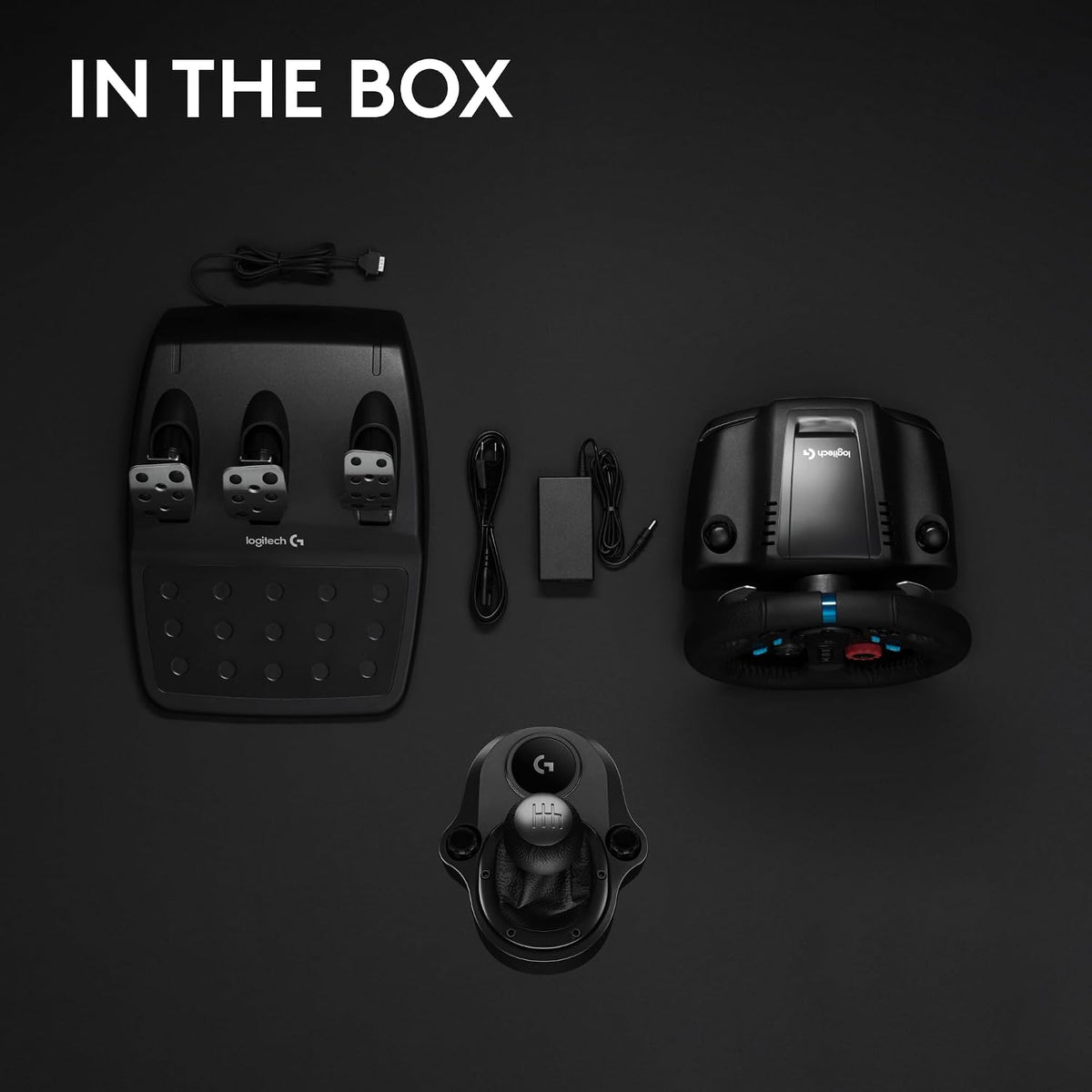 Logitech G29 SE with Shifter Racing Wheel and Pedals — Black