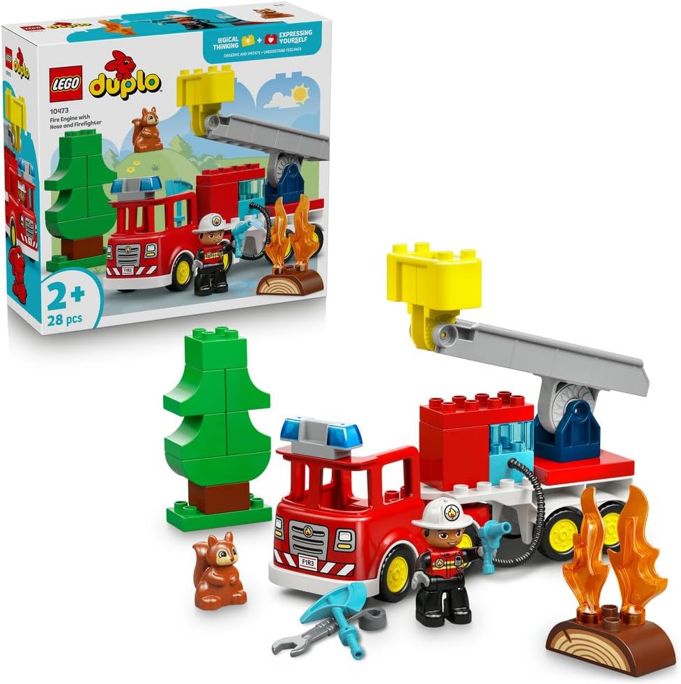 LEGO DUPLO Fire Engine with Hose and Firefighter 10473 — image 1