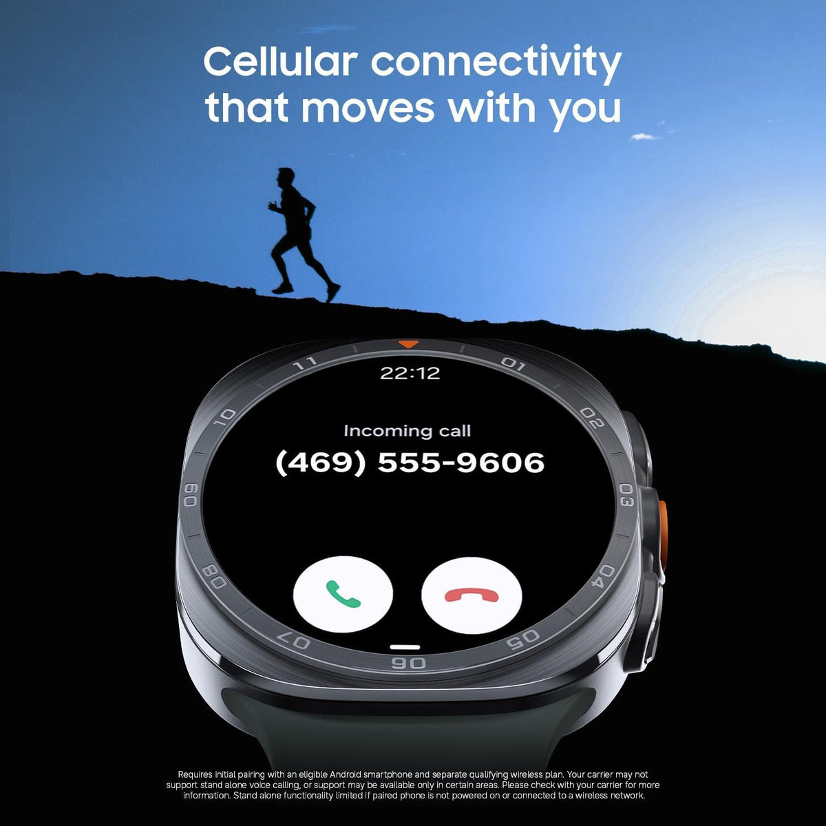 Samsung Galaxy Watch Ultra2, Titanium Gray, 47mm LTE Smartwatch | Rugged Design, AI Assistant, Advanced Sleep and Running Coach, Dive-Rated, Heart Rate Tracking