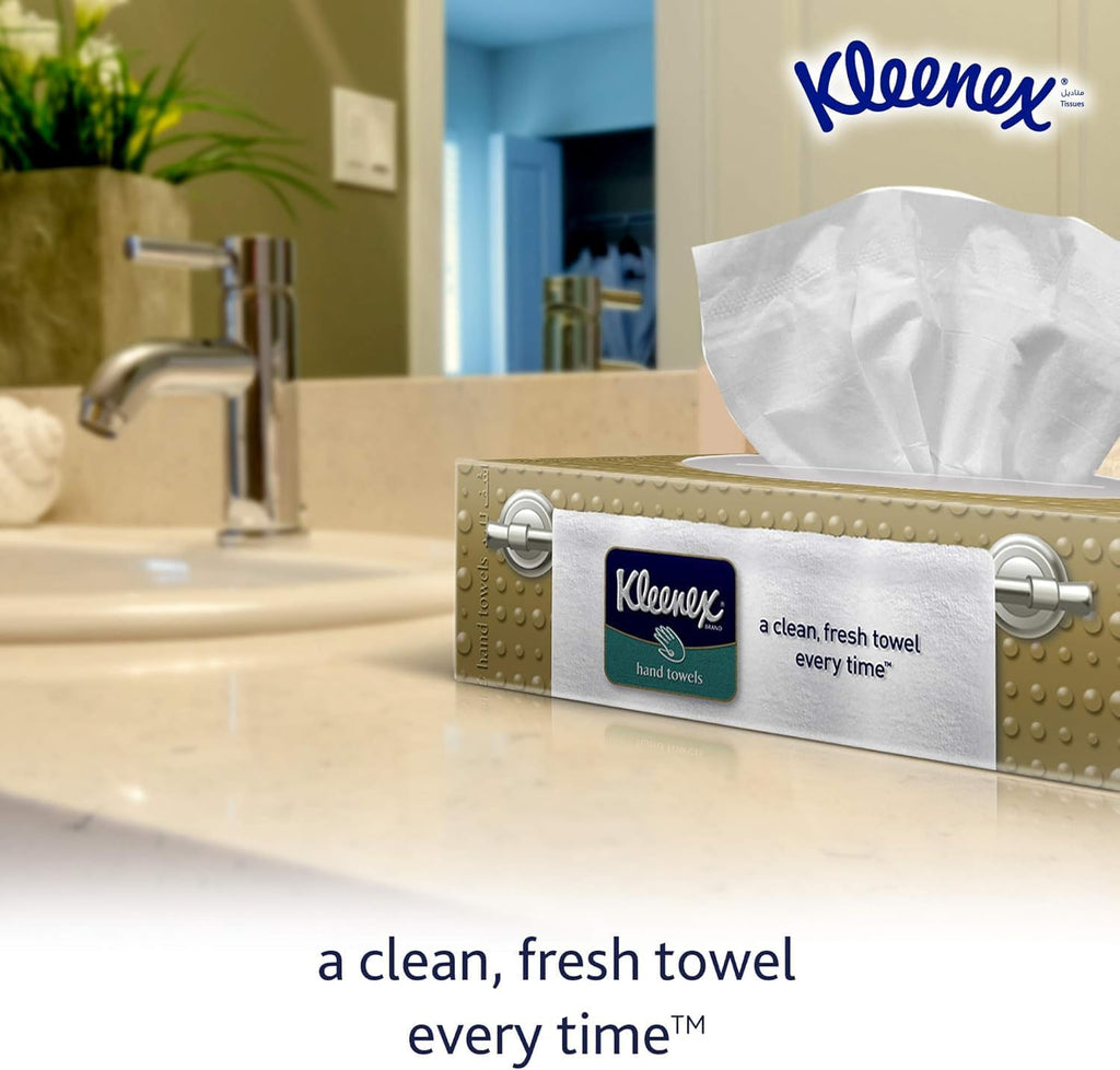 Kleenex Hand Towel, 12 Boxes x 90 Sheets, Disposable Towel Tissue for Hands, Kitchen and Bathroom use — additional view 6