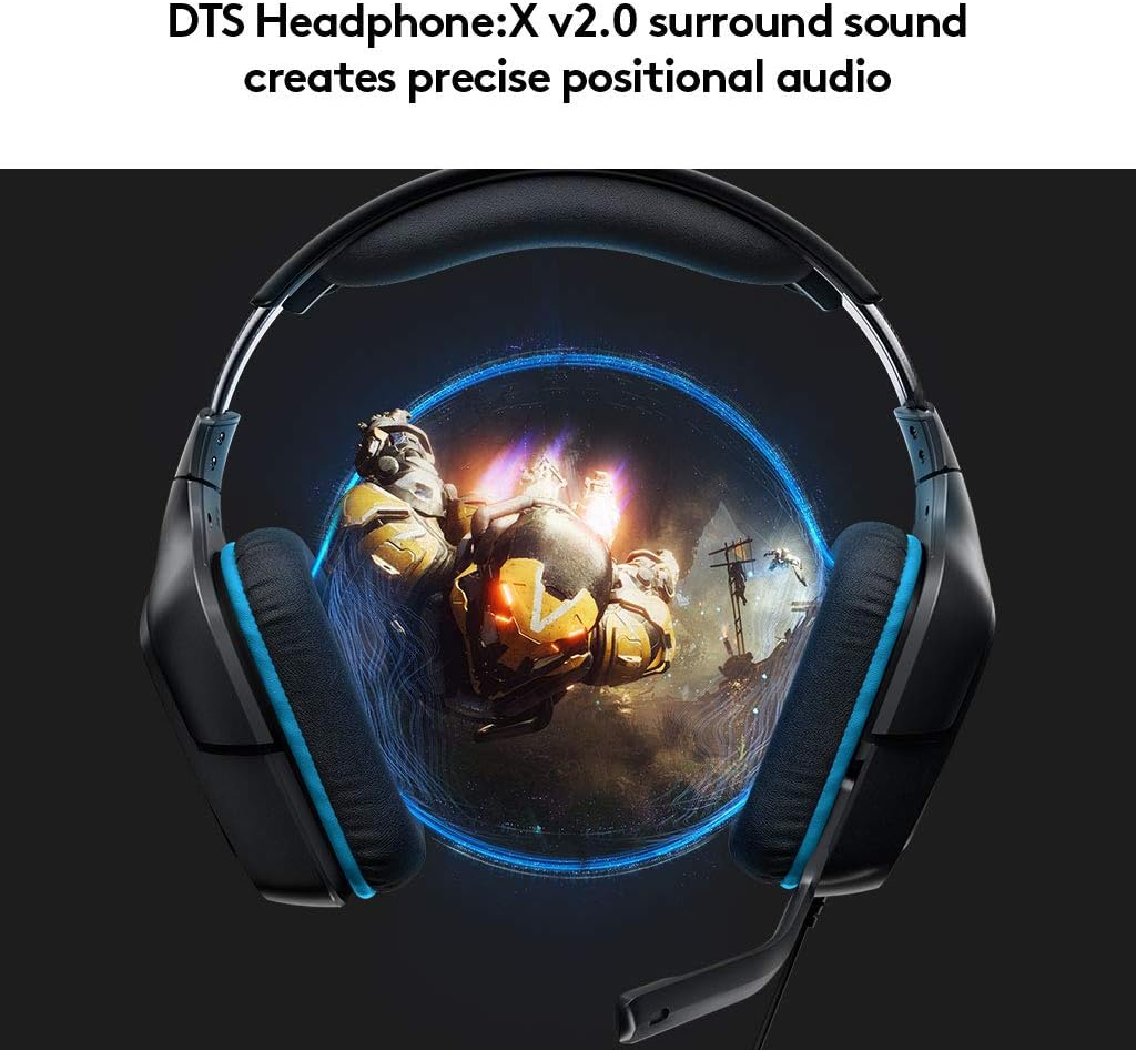 Logitech G431 Gaming Headset — Black