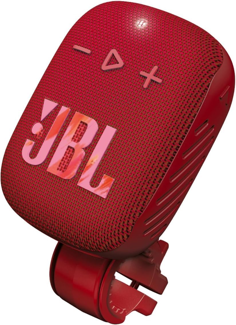 JBL Wind 3S Bluetooth Handlebar Speaker — Red