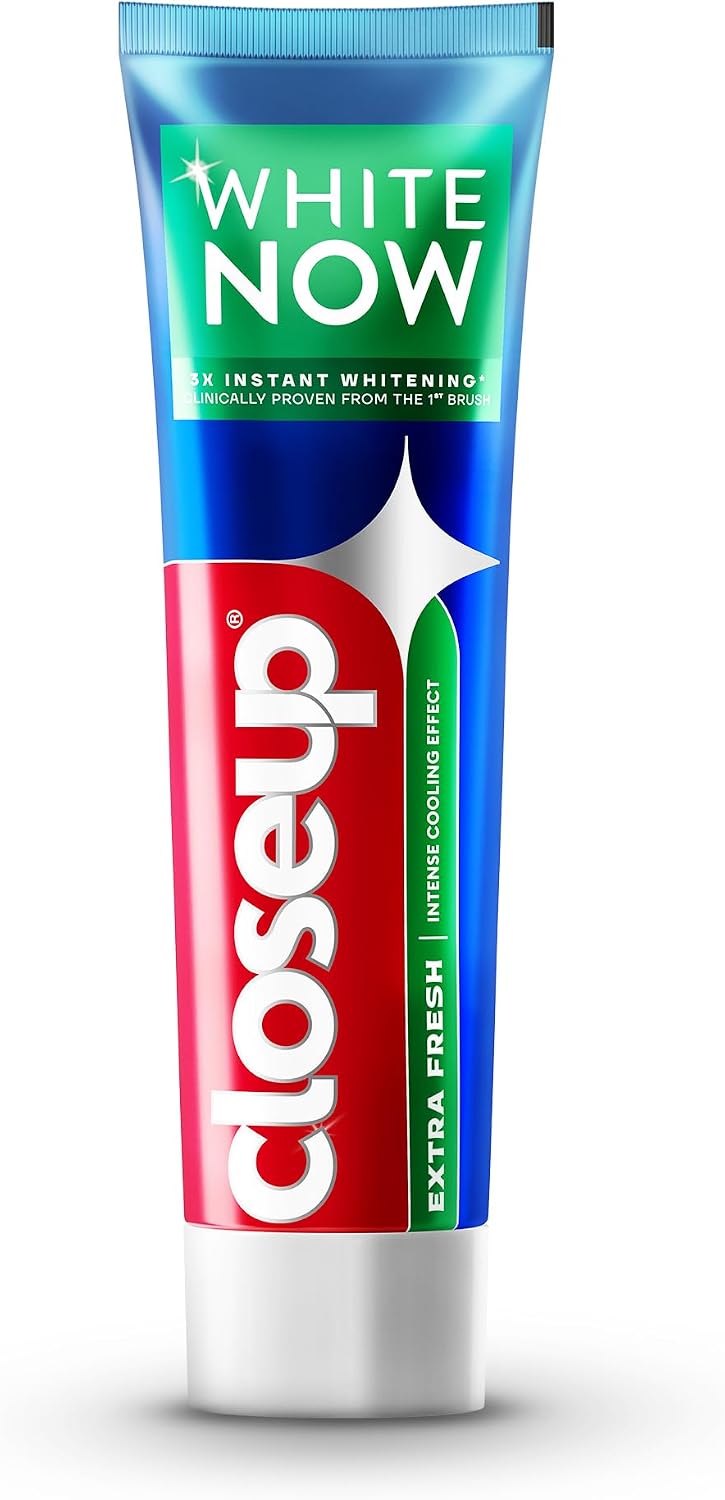 Closeup White Now Toothpaste, Extra Fresh, 3x Instant Whitening from the First Brush, Intense Cooling Effect, 75ml — additional product view 2