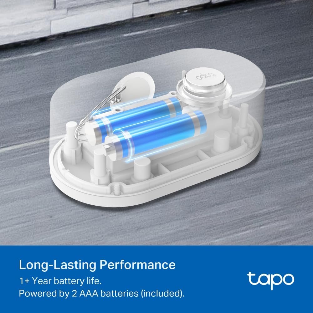 Tapo TP-Link T300 Smart Water Leak Sensor with Dripping Detection, Up to 90 dB Alarm with one-Touch, Instant App Notification, IP67 Waterproof, Hub Required Sold separetly (Pack of 2)