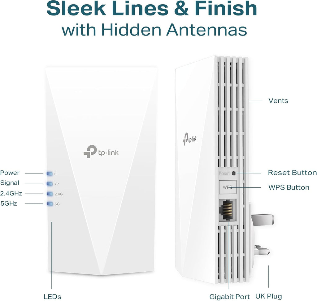 TP-LINK RE700X New AX3000 Mesh WiFi 6 Extender
