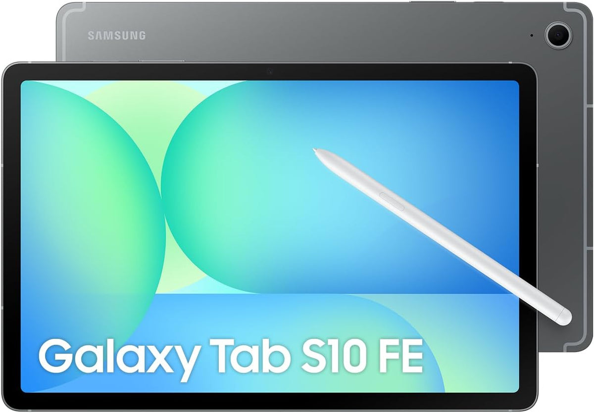 Samsung Galaxy Tab S10 FE, WIFI Android Tablet, 8GB RAM, 128GB Storage, 10.9” Screen, 90Hz Display, S Pen Included, IP68, Long Battery Life, Gray (UAE Version)