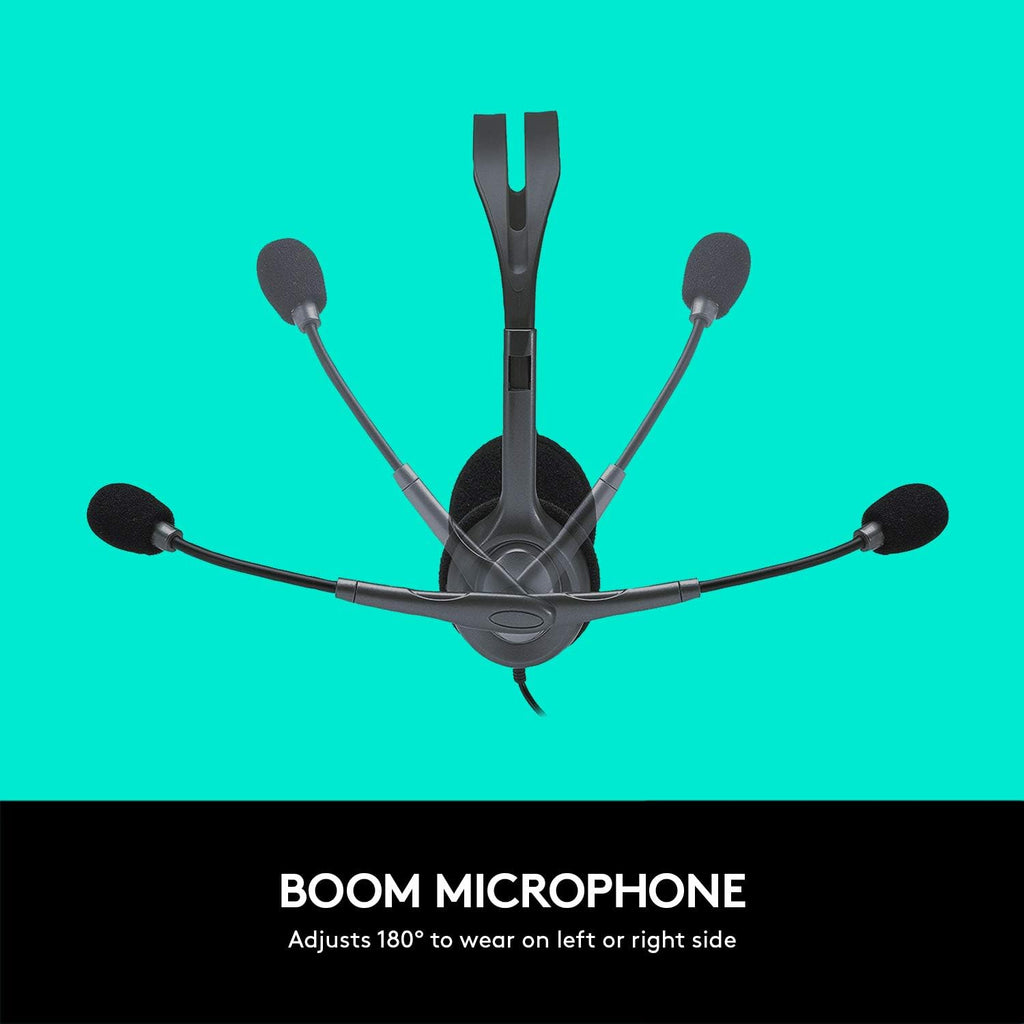 Logitech H111 Headset — Black/Silver