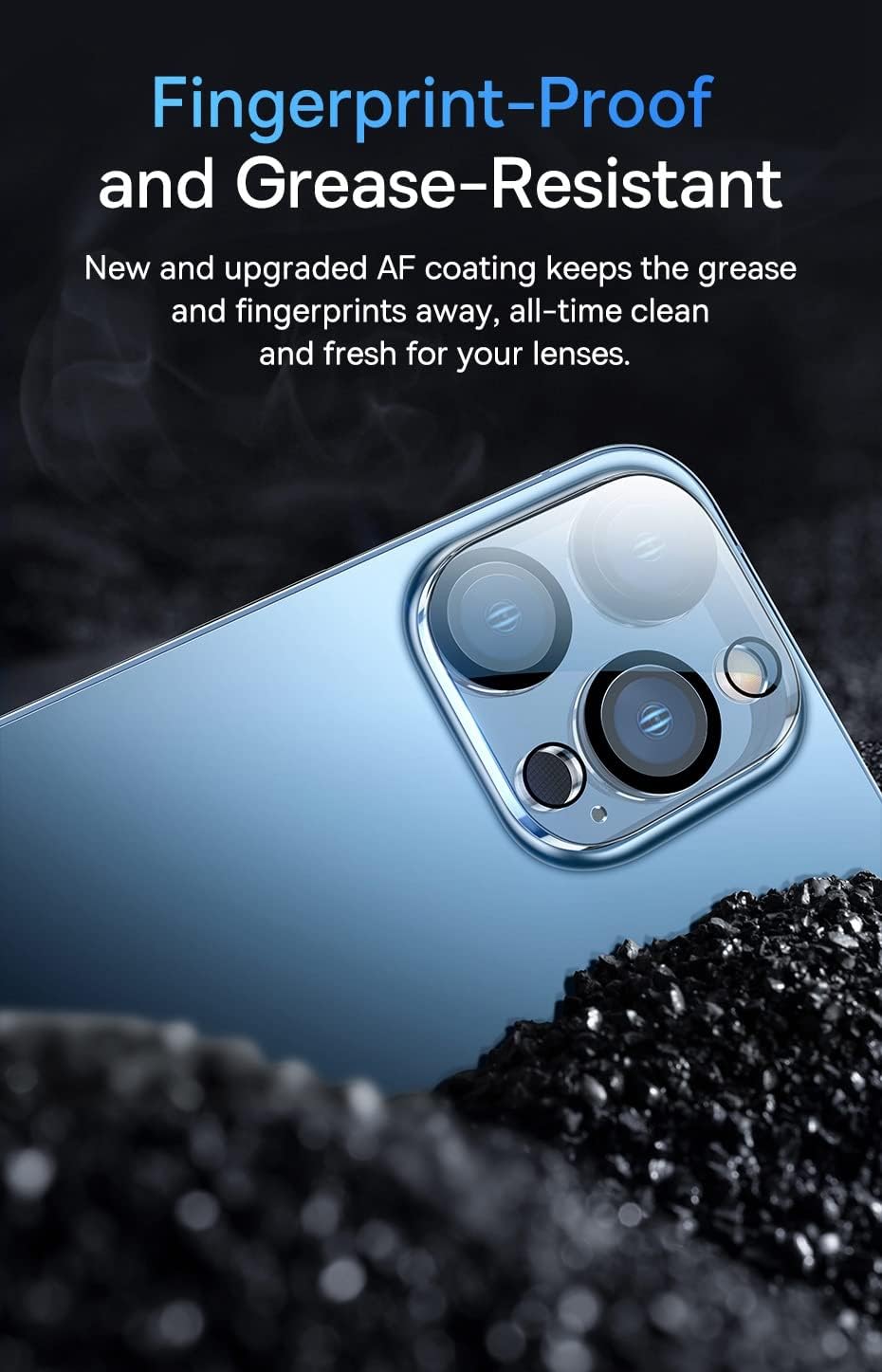 Baseus Camera Lens Protectors for iPhone 14 / 14 Plus — 2-Pack — Clear