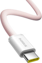 Baseus Dynamic Series Fast Charging Data Cable (USB C to C 100W, Baby pink, 2M) — Baby Pink