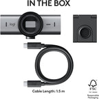 Logitech BRIO 705 Webcam — Graphite