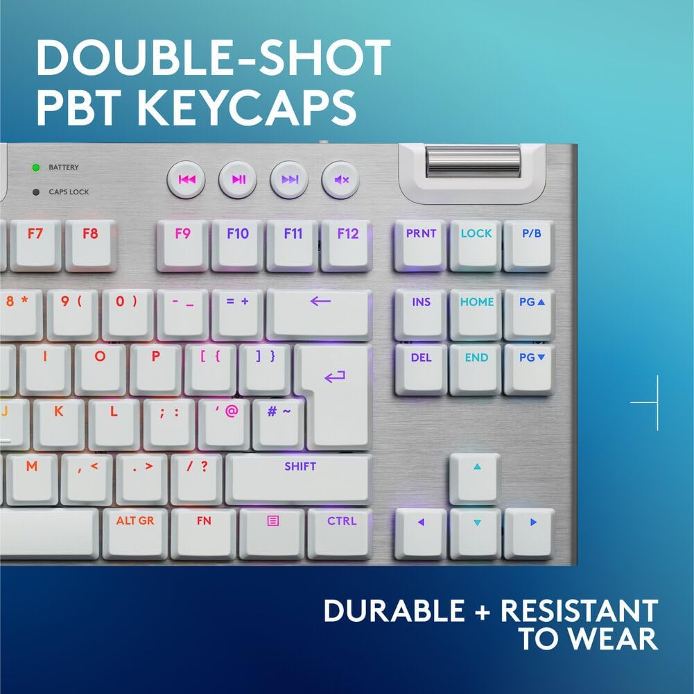 Logitech G915 X TKL Wireless Gaming Keyboard — White