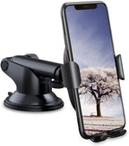 Baseus Sucker Gravity Car Mount Phone Holder Wireless Charger, USB — Red