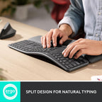Logitech K860 Keyboard — Grey