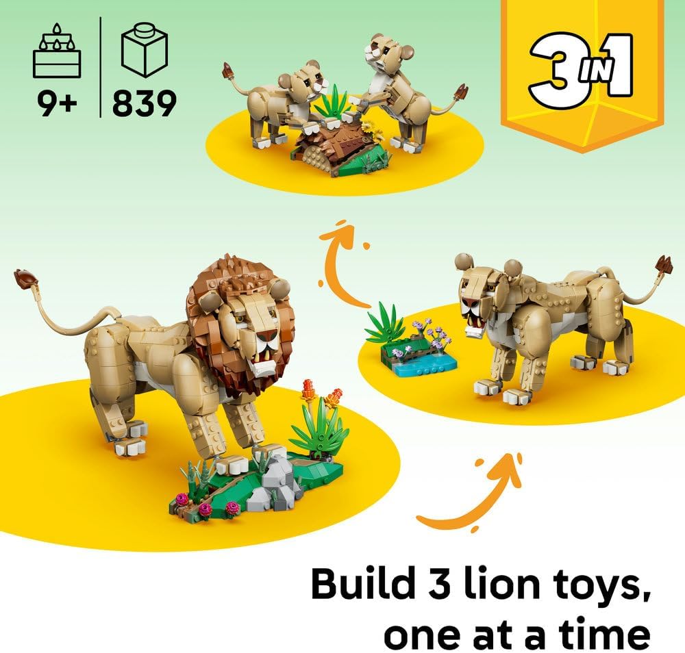 LEGO Creator 3in1 Wild Animals: Majestic Lion 31386 — image 2