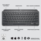 Logitech MX Keys Mini Keyboard — Graphite