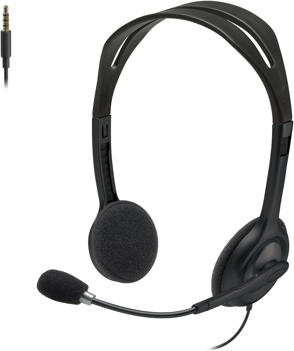 Logitech H111 Headset — Black/Silver