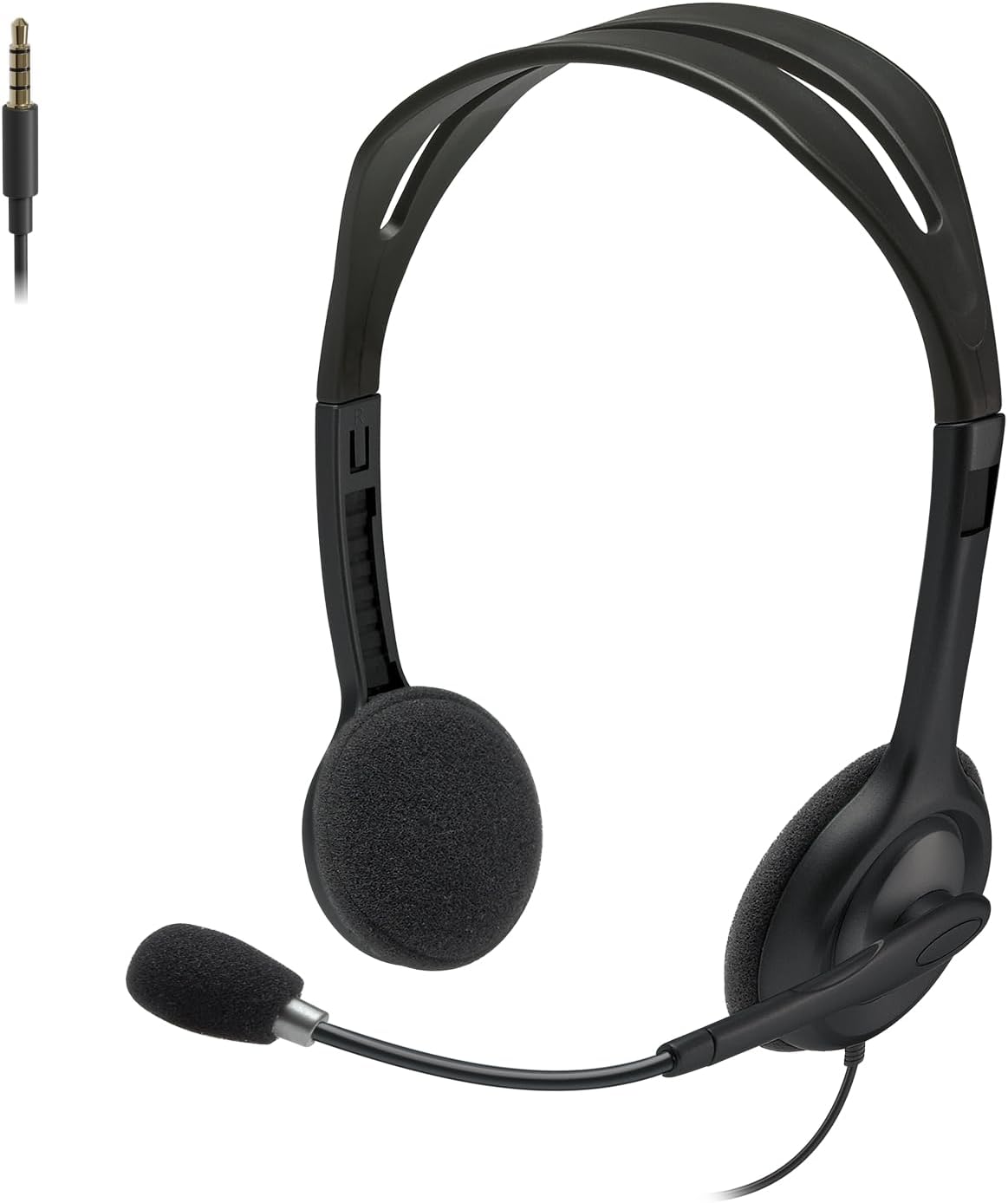 Logitech H111 Headset — Black/Silver