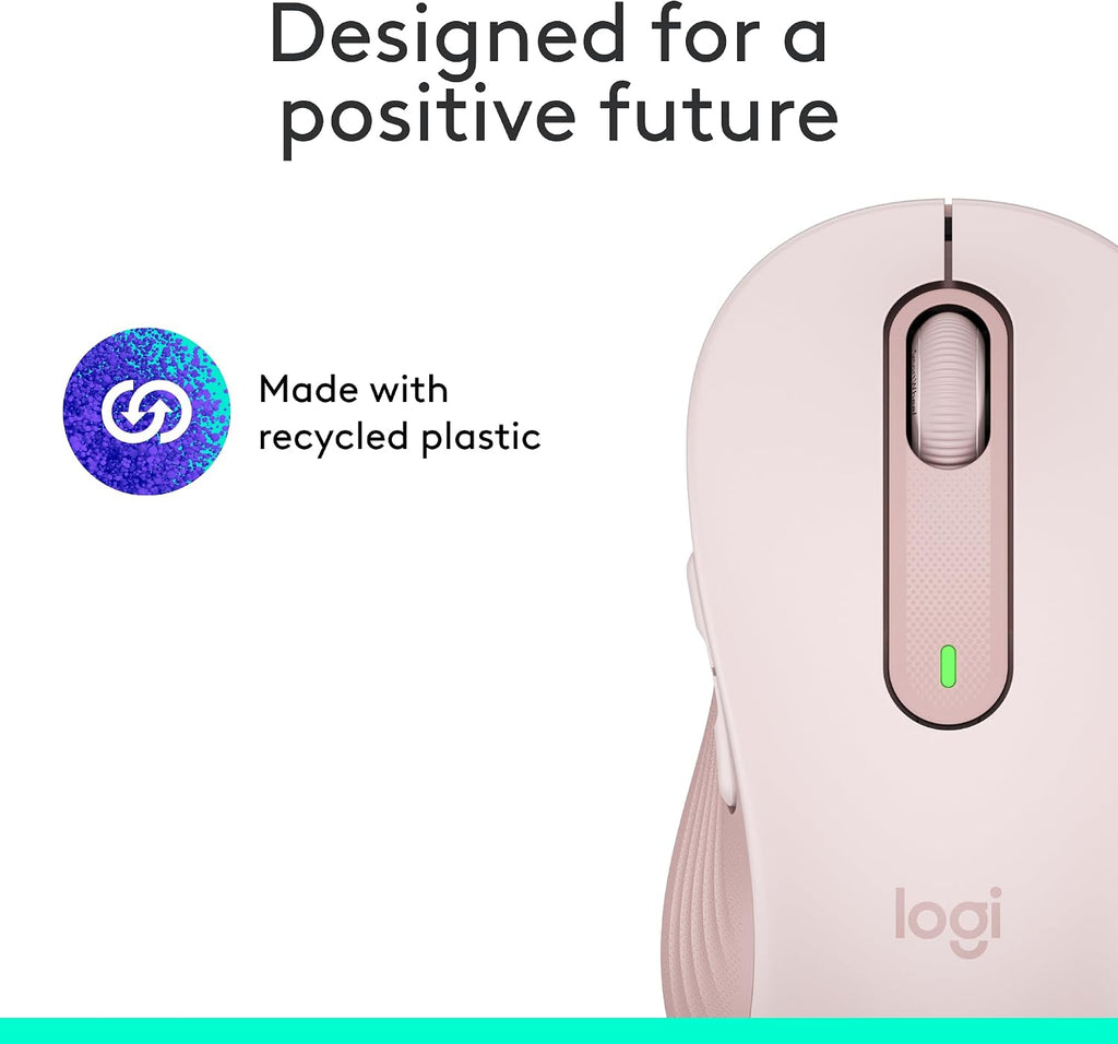 Logitech M650 Wireless Mouse — Rose