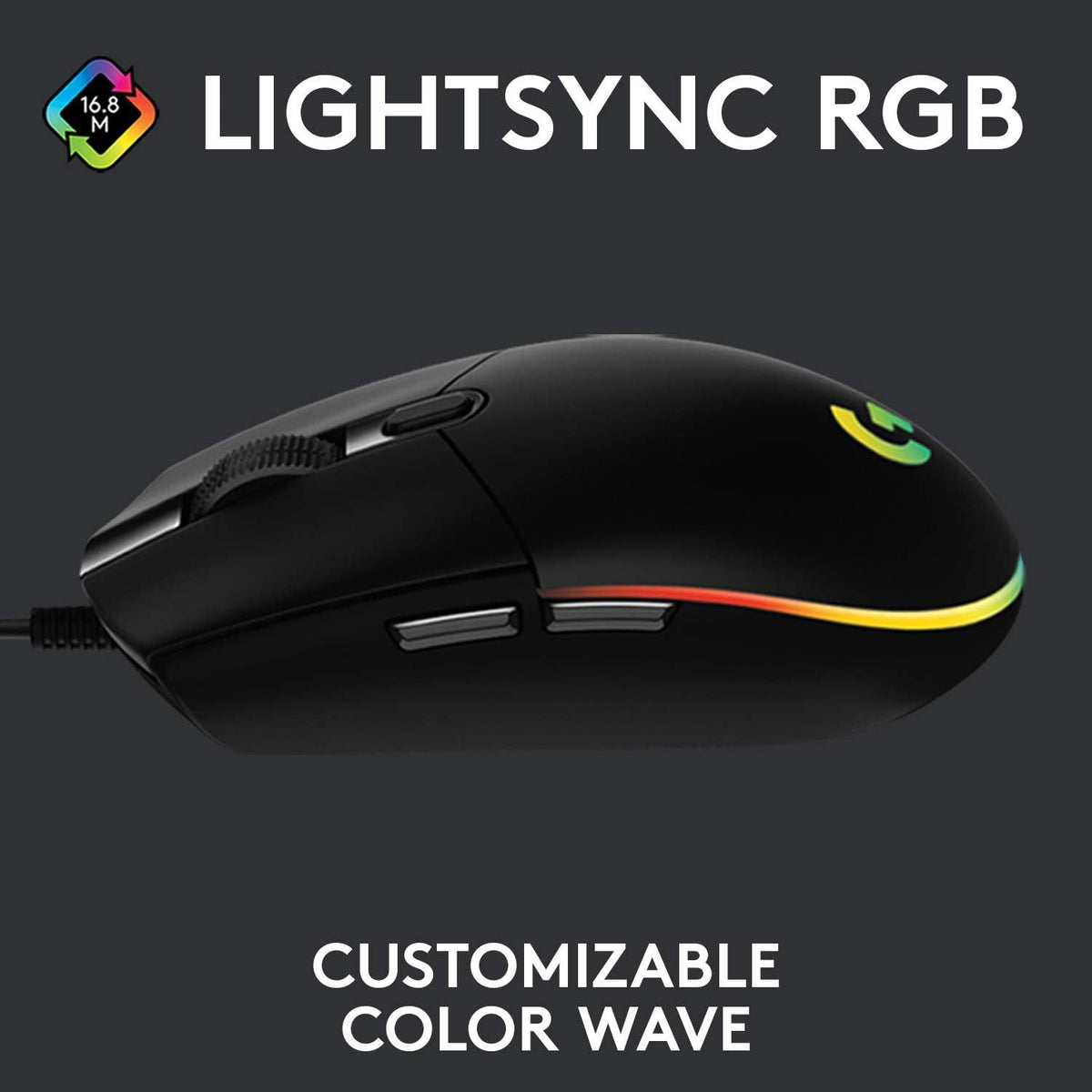 Logitech G102 Gaming Mouse — Black