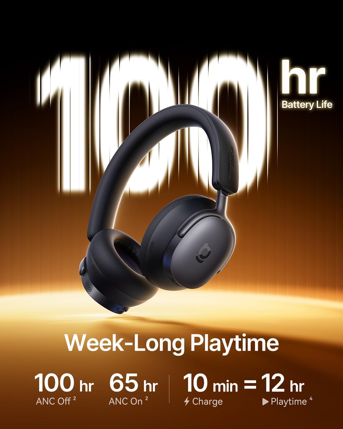 Baseus Inspire XH1 Noise-Cancelling Headphones — Black