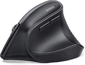 UGREEN Vertical Wireless Mouse BT5.4/2.4G Ergonomic 4000DPI 6-Button
