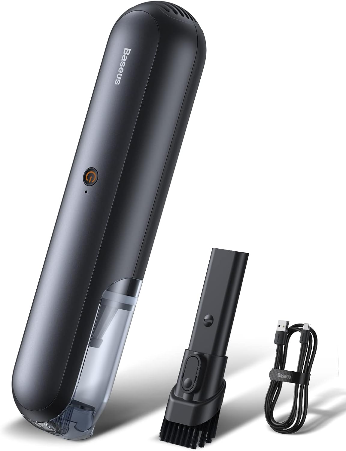 Baseus Car Vacuum Cleaner, Handheld Vacuum Cordless Portable Small Mini Rechargeable Hand Vacuum Cleaner for Car, Home - A1 — Grey