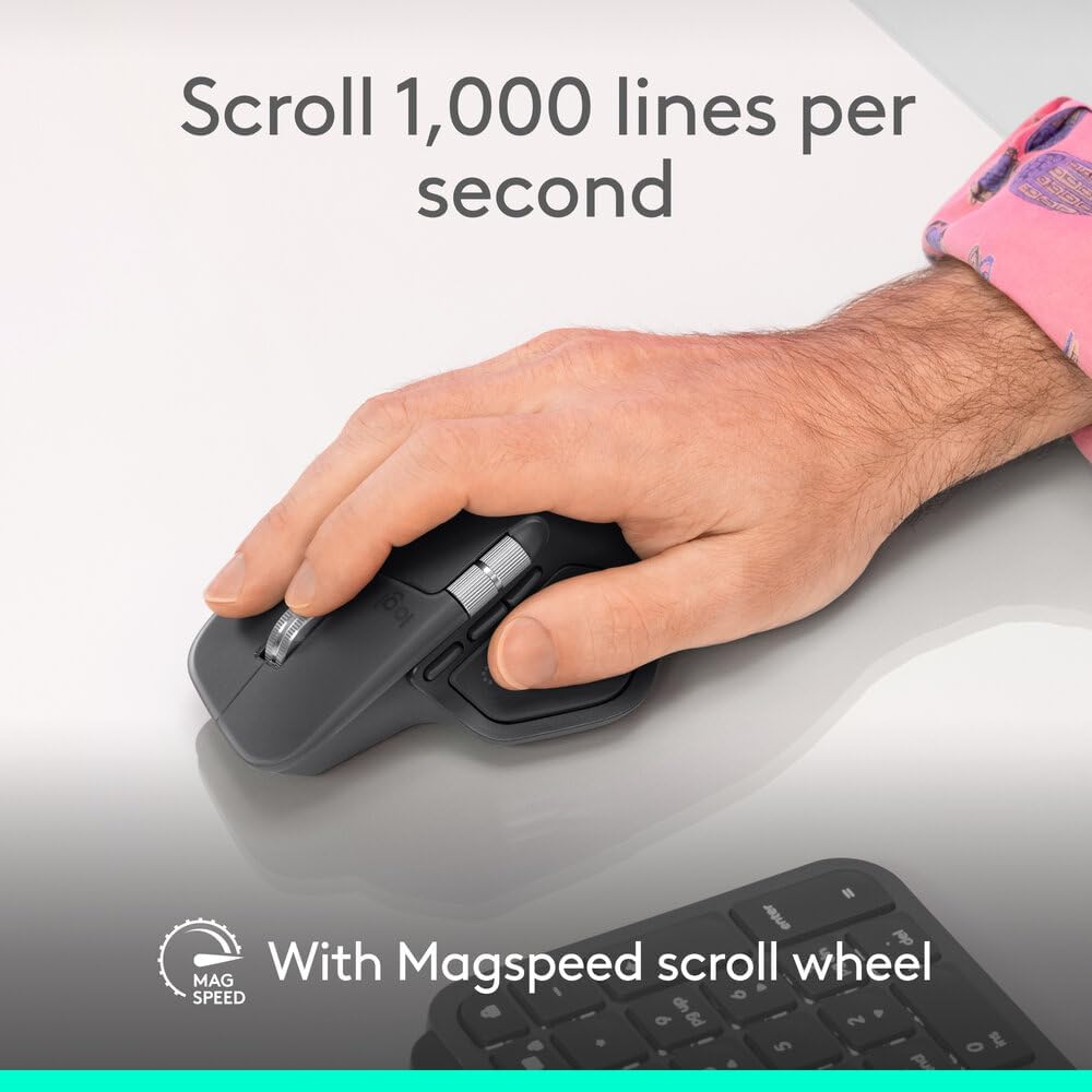 Logitech MX Master 4 Wireless Mouse — Graphite