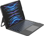 Belkin Everyday iPad Keyboard Case with Cradle, Backlit Bluetooth Keyboard, Trackpad Gestures, Magnetic Apple Pencil Holder, QWERTY, Media Keys, For iPad Air 11” M2/M3, 10.9”, Pro 11”