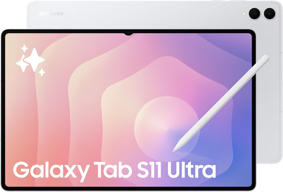 Samsung Galaxy Tab S11 Ultra, AI Tablet, Silver, WiFi, 12GB RAM, 256GB Storage, Lightweight Design, Samsung Dex (UAE Version)