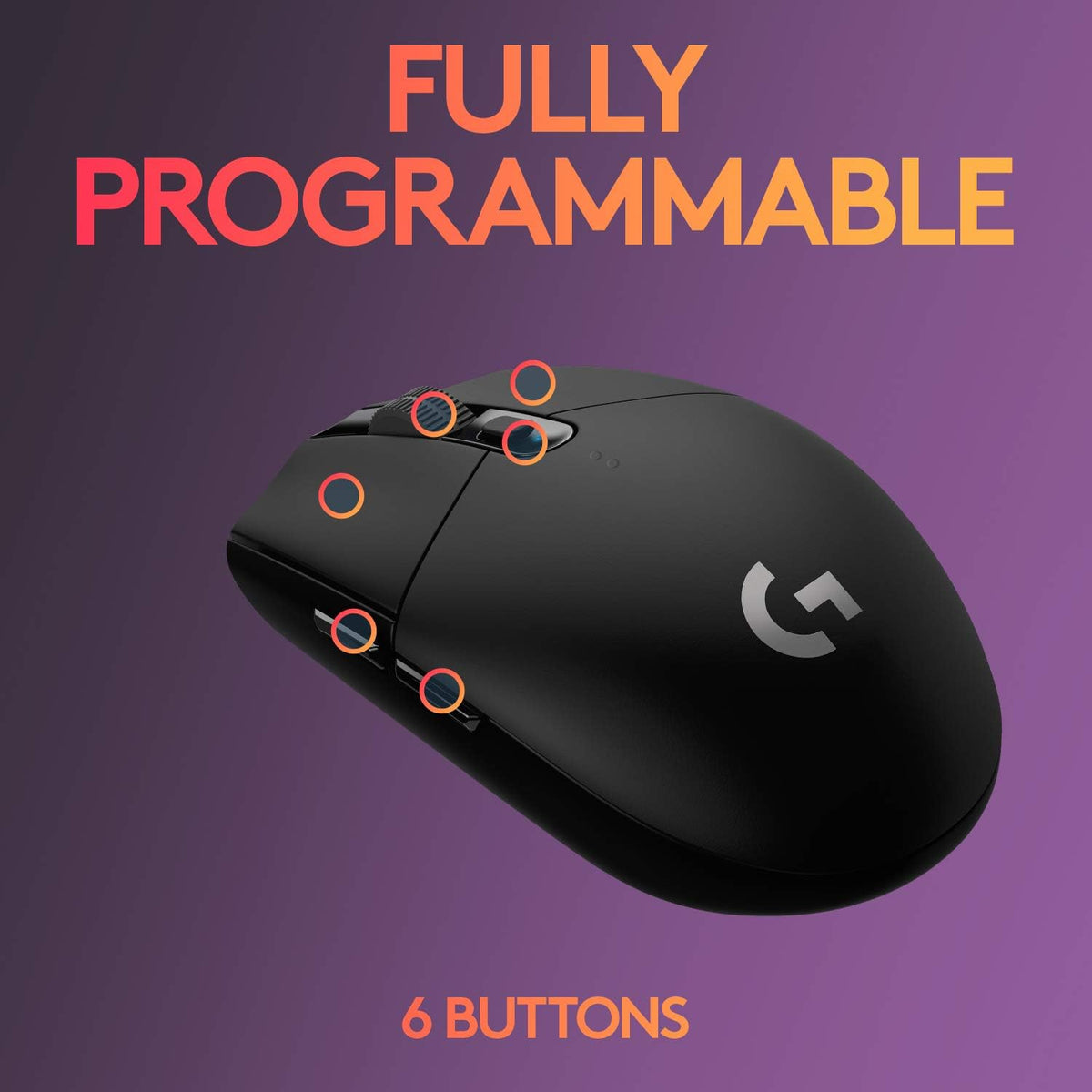 Logitech G304 Wireless Gaming Mouse — Black