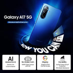 Samsung Galaxy A17 5G Gray (8GB RAM / 256 GB Storage) Android Smartphone | 6x OS Upgrades, Large Display, 50MP OIS Camera | International Version