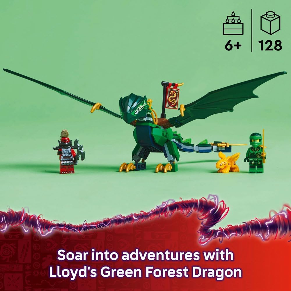 LEGO NINJAGO Lloyd's Green Forest Dragon 71829