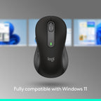 Logitech M650 Wireless Mouse — Graphite