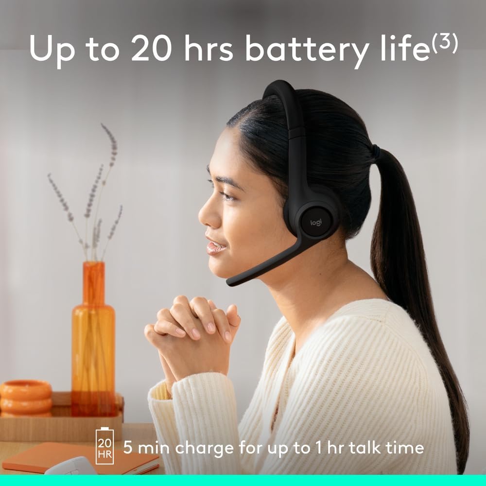 Logitech Zone 300 Headset — Black