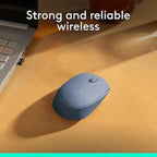 Logitech M171 Wireless Mouse — Blue Grey