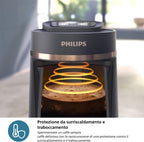 Philips Turkish Coffee Machine - Traditional Flavor with Ember Cooking Function. 4-Cup Capacity. Overheating + Anti-Overflow Sensors. Touch Control Panel, Black (HDA150/60). — black