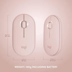 Logitech MK470 Keyboard and Mouse Combo — Rose