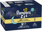 Pampers Diapers Size 3, 66 Count - Swaddlers Overnights Disposable Baby Diapers, Super Pack (Packaging May Vary)