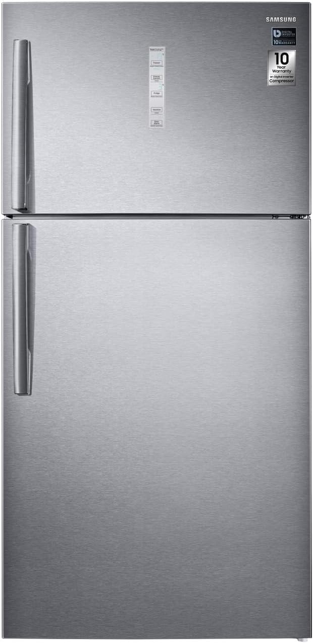 Samsung 810L Gross Top Mount Refrigerator, RT58K7057SL/AE, Easy Clean Steel, Twin Cooling Plus, 10 Year Warranty on Digital Inverter Compressor (UAE version)