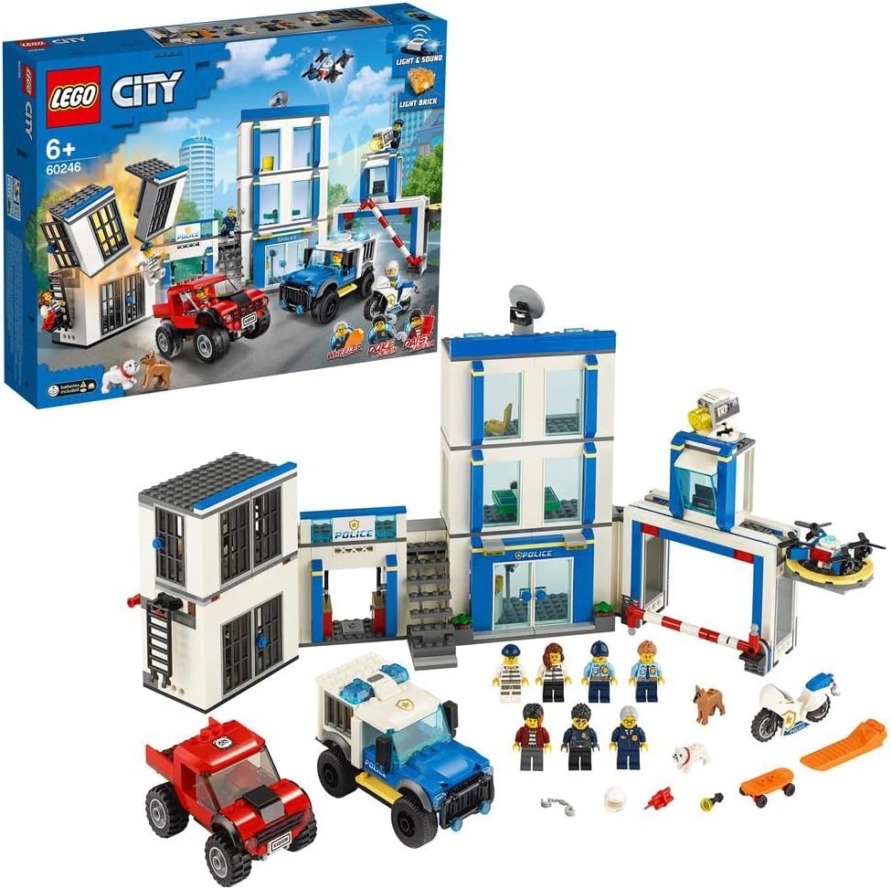 LEGO® City Police Station 60246 Building Blocks Police Toys Set
